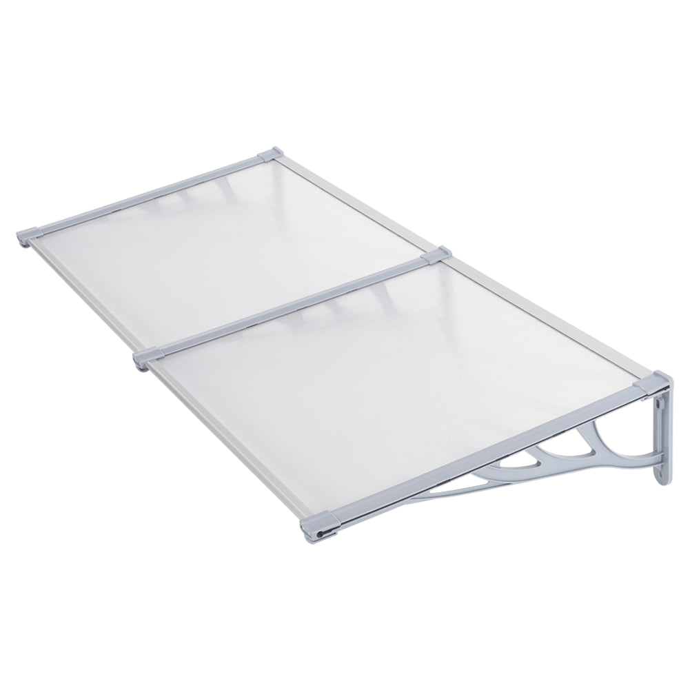 190cm W X 90cm D X 28cm H Door Window Awning Canopy Rain Cover