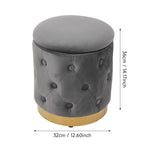Breeins Upholstered Storage Ottoman