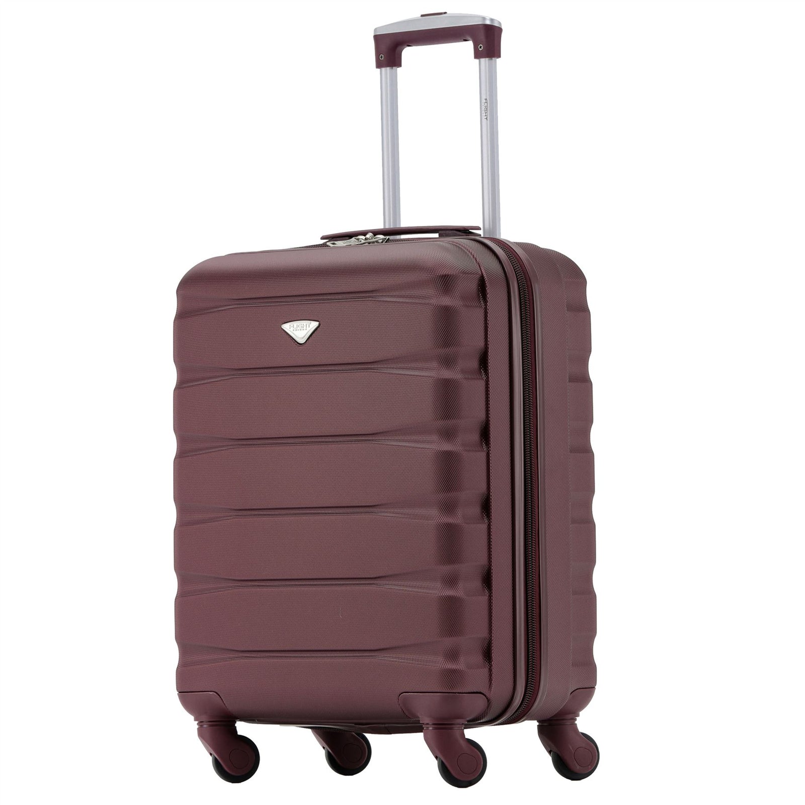 55x40x23cm Lightweight 4 Wheel Carry-on Cabin Suitcase 30+ Airline Approved - Overhead Luggage | 55 x 40 x 23cm | Burgundy