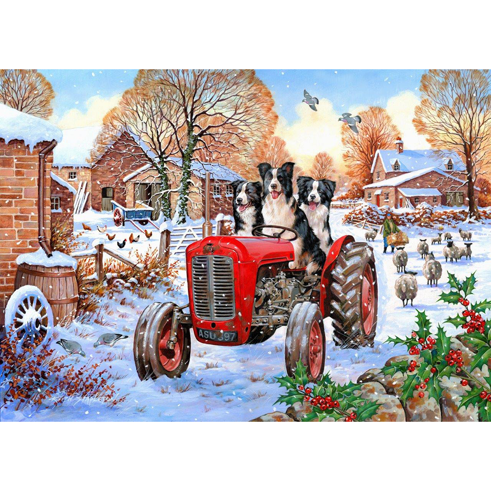 Beau, Belle & Bramble - 1000 Piece Jigsaw Puzzle For Adults