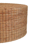Regency Round Woven Coffee Table, Beige | 4 | Brown