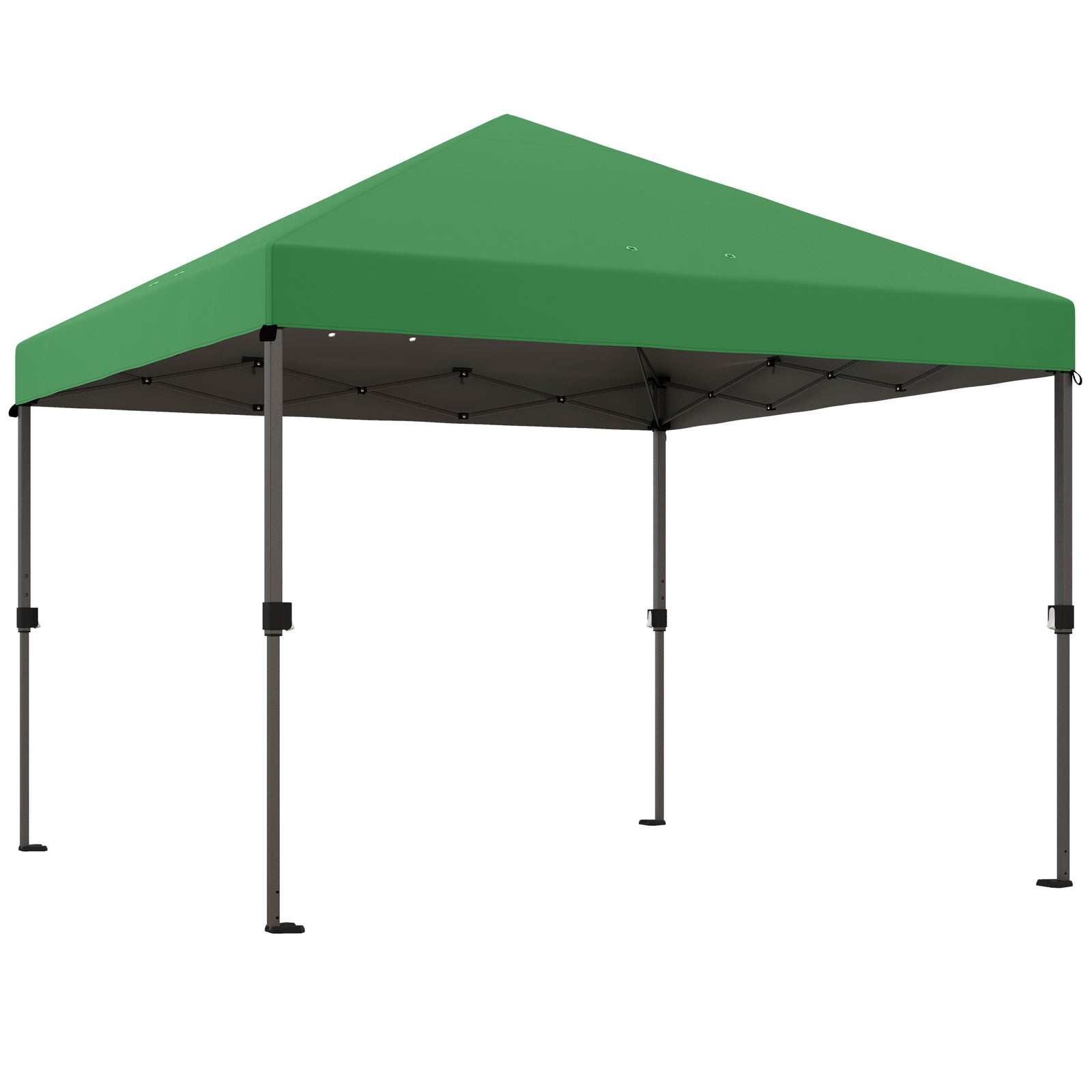 3 X 3(m) Pop Up Gazebo, Instant Shelter With 1-button Push | Green