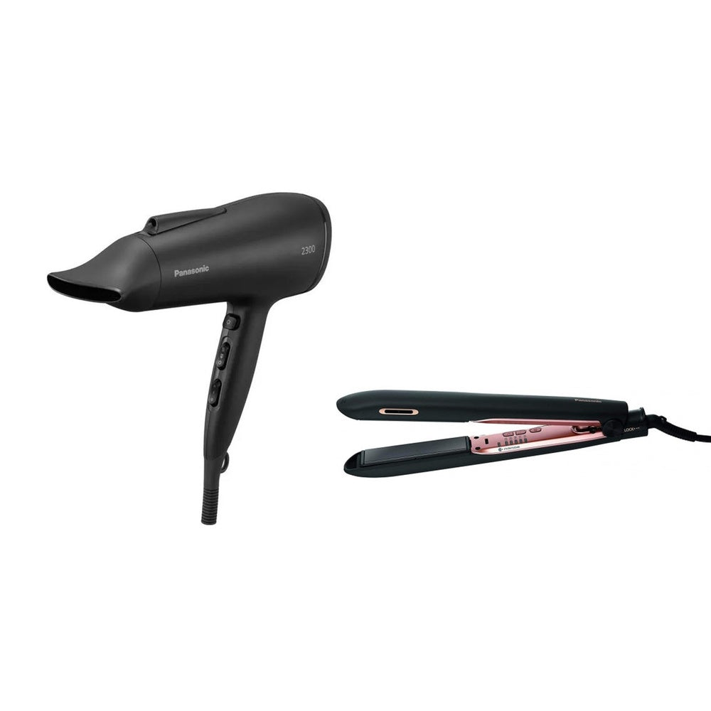 Eh-ne85, Eh-hs99 Hair Dryer & Ceramic Straightener Set | Black