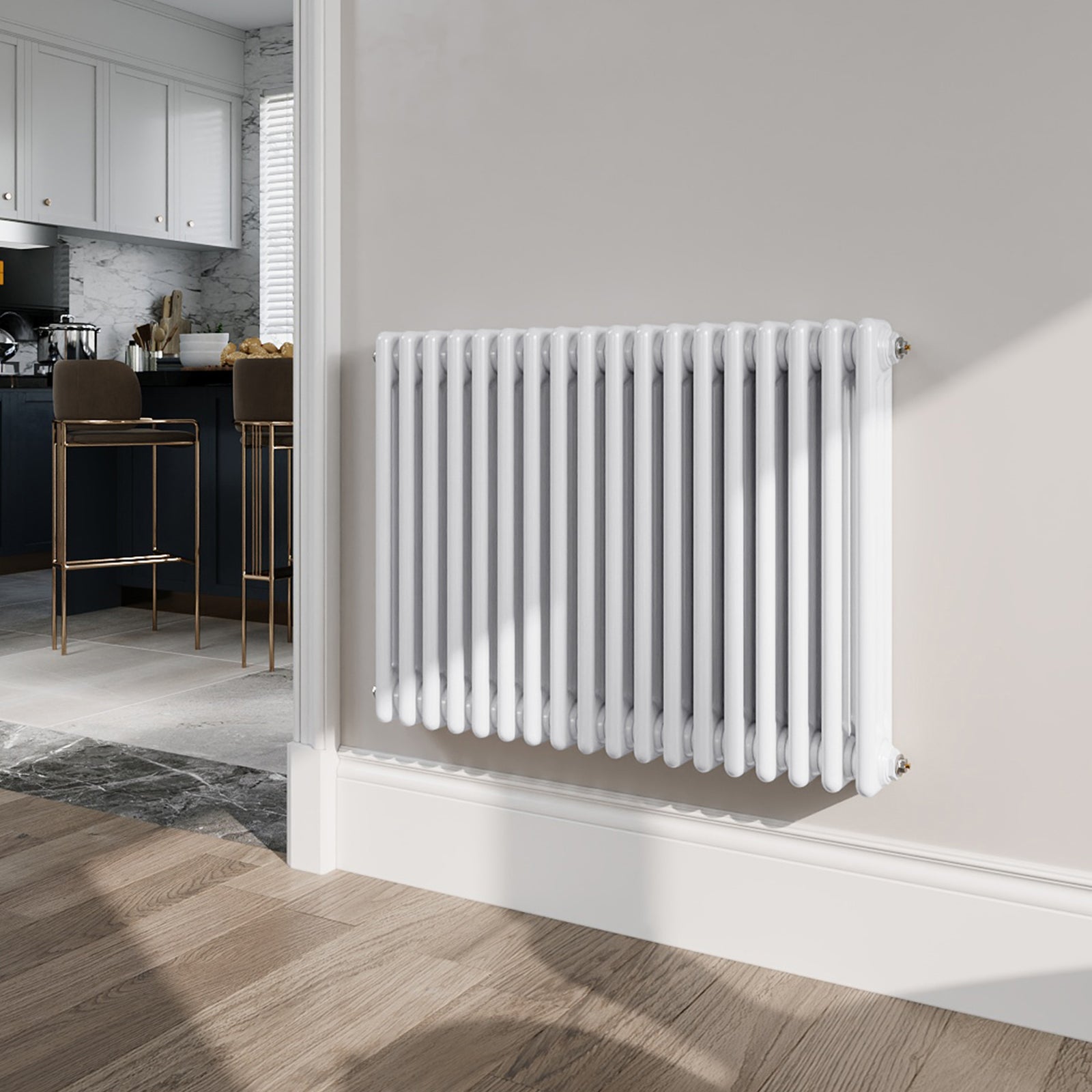 5036 Btu Horizontal 3 Column Radiator