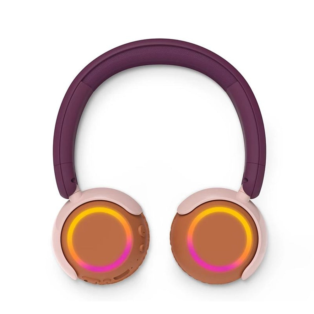 Tak4200 Kids' Wireless On-ear Bluetooth Headphones | Magenta