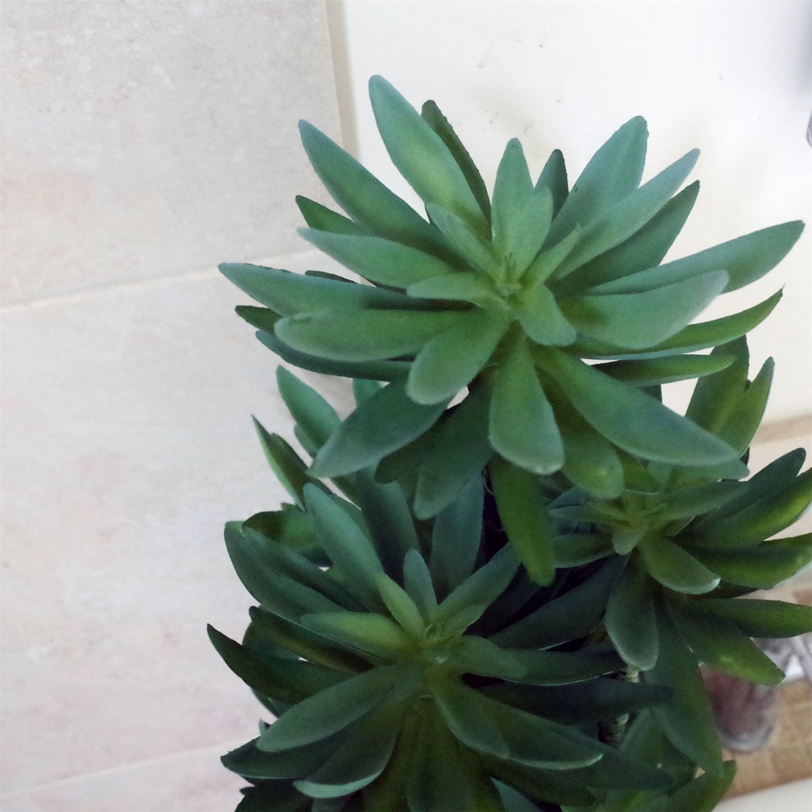 Artificial 60cm Tropical Yukka Palm Potted In Planter