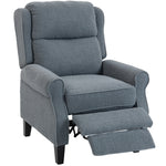 Recliner Armchair, Fabric Recliner Chair | Grey
