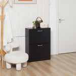 Two Drawer Shoe Storage Cabinet For 12 Pairs