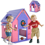 AIYAPLAY Playhouse For Kids Outdoor Indoor, 5 In 1 Garden House