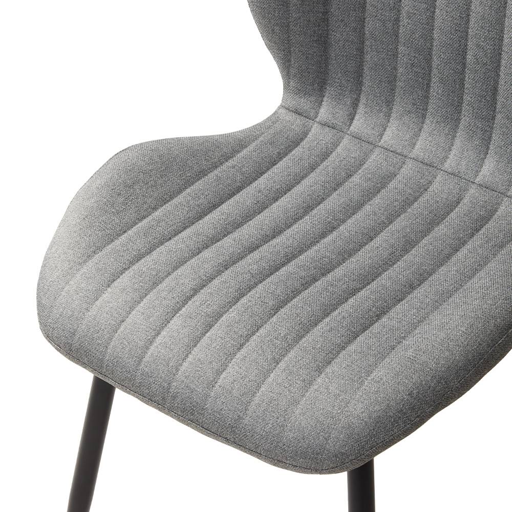 Set Of 4 Chic Dining Chairs | Grey