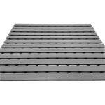 Non-slip Pvc Duckboard Shower Mat  - 61cm X 43cm | Grey