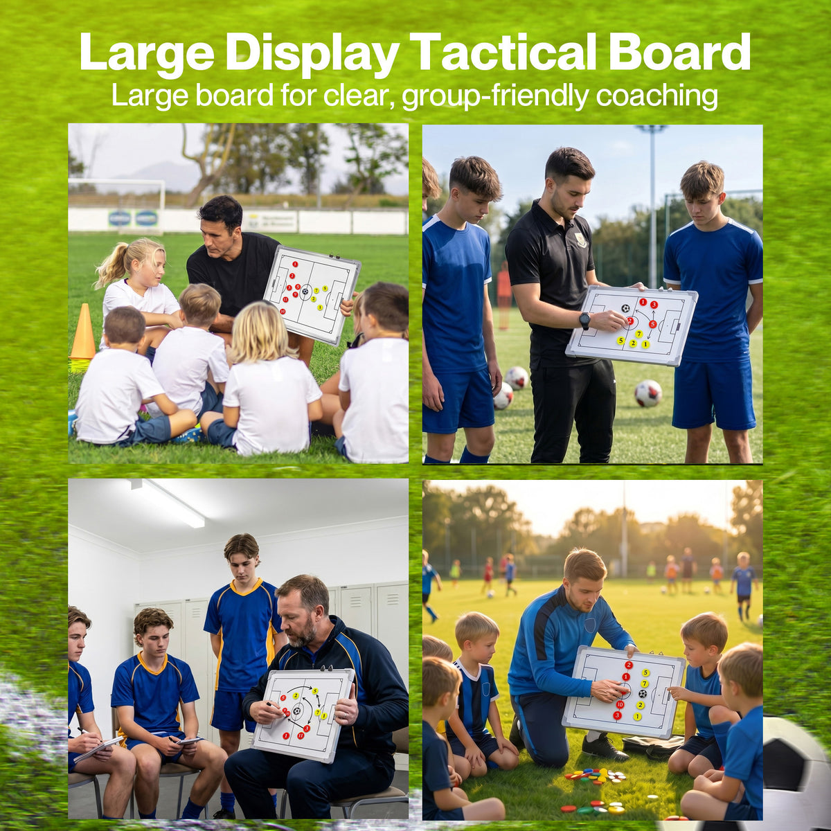 Centra Double Sided Magnetic Football Tactics Board Soccer Coaching Clipboard