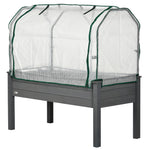 121cm Raised Garden Bed, Dark Grey