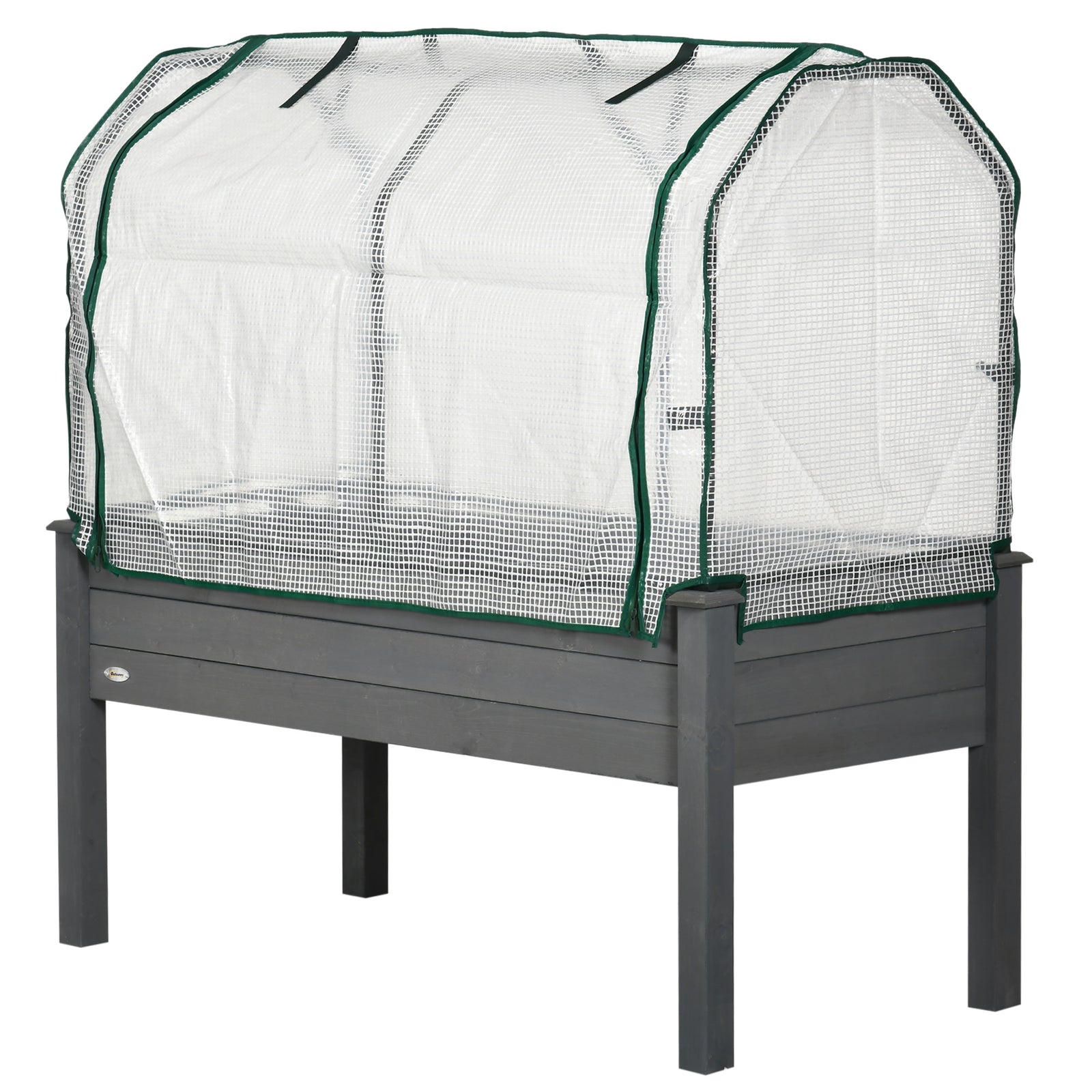 121cm Raised Garden Bed, Dark Grey