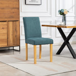 Almont Fabric Dining Chairs - Set Of 2 | Teal