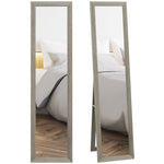 37 X 157 Cm Full Length Mirror With Frame For Bedroom | Grey