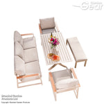 Garden_Gear Seville 7 Seater Luxury Aluminium Sofa Set