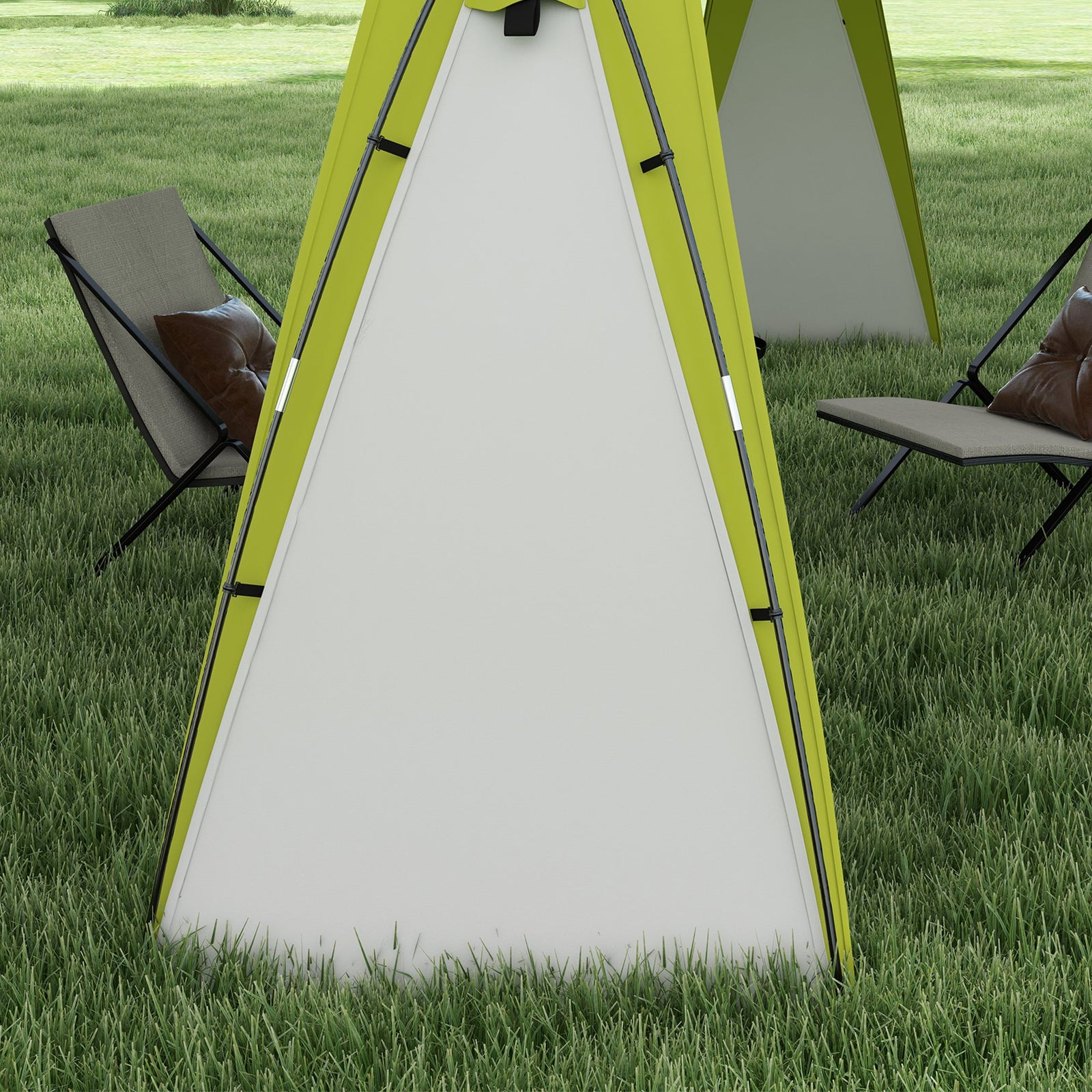 Outdoor Gazebo Event Dome Shelter Party Tent For Garden 3.5 x 3.5m | Green