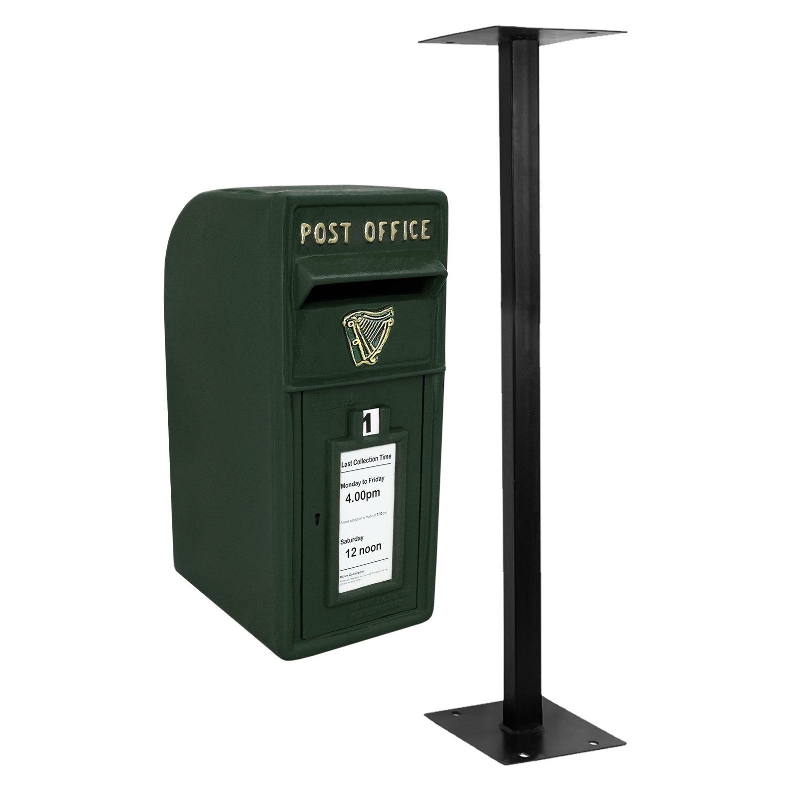 Post Box With Stand | Green