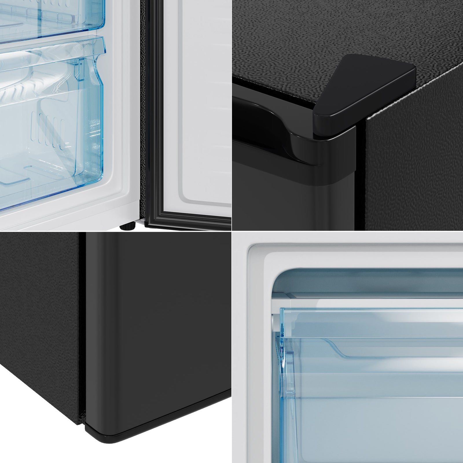 Breeins 175l Black Upright Freezer