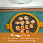 Von Home Snap Grill – Microwave Grill Pan