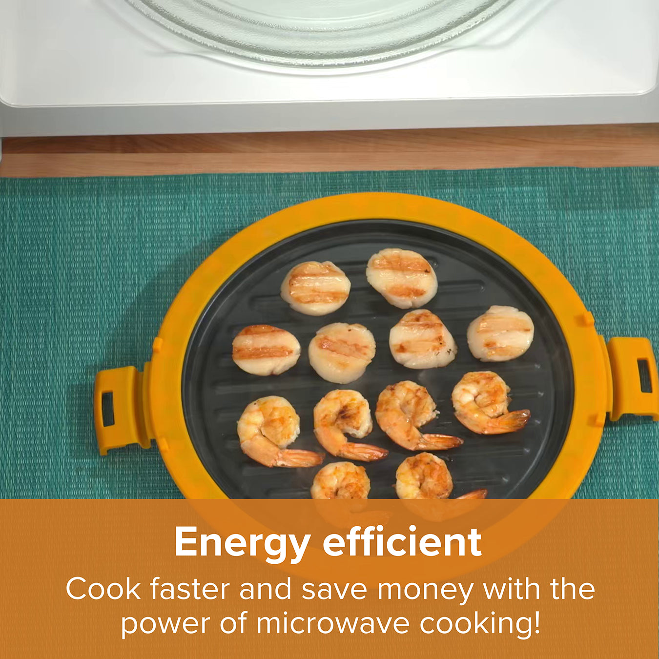 Von Home Snap Grill – Microwave Grill Pan