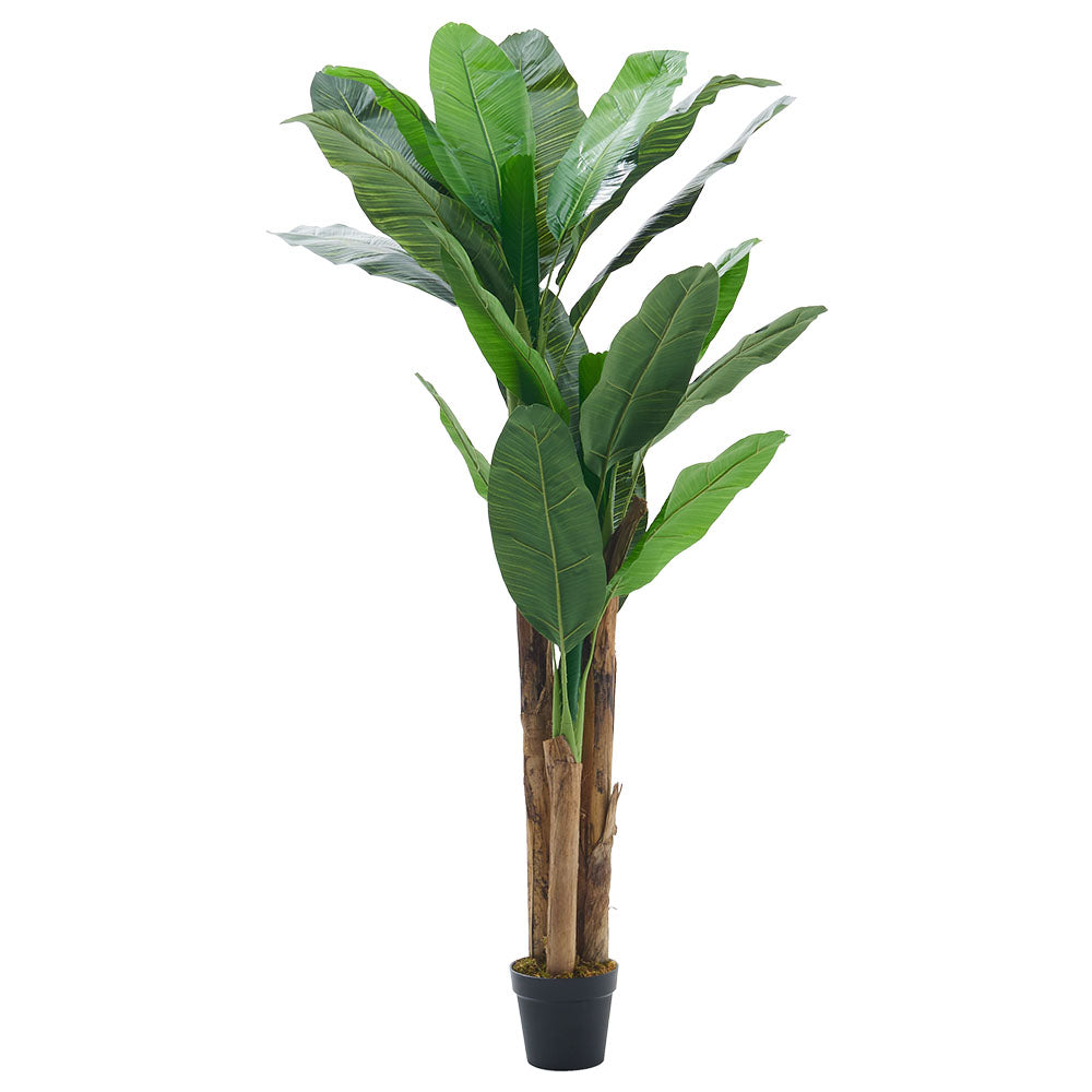 180cm Artificial Plant Fake Banana Tree In Pot