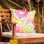 Fruit Print Set Of 4 Outdoor Cushion