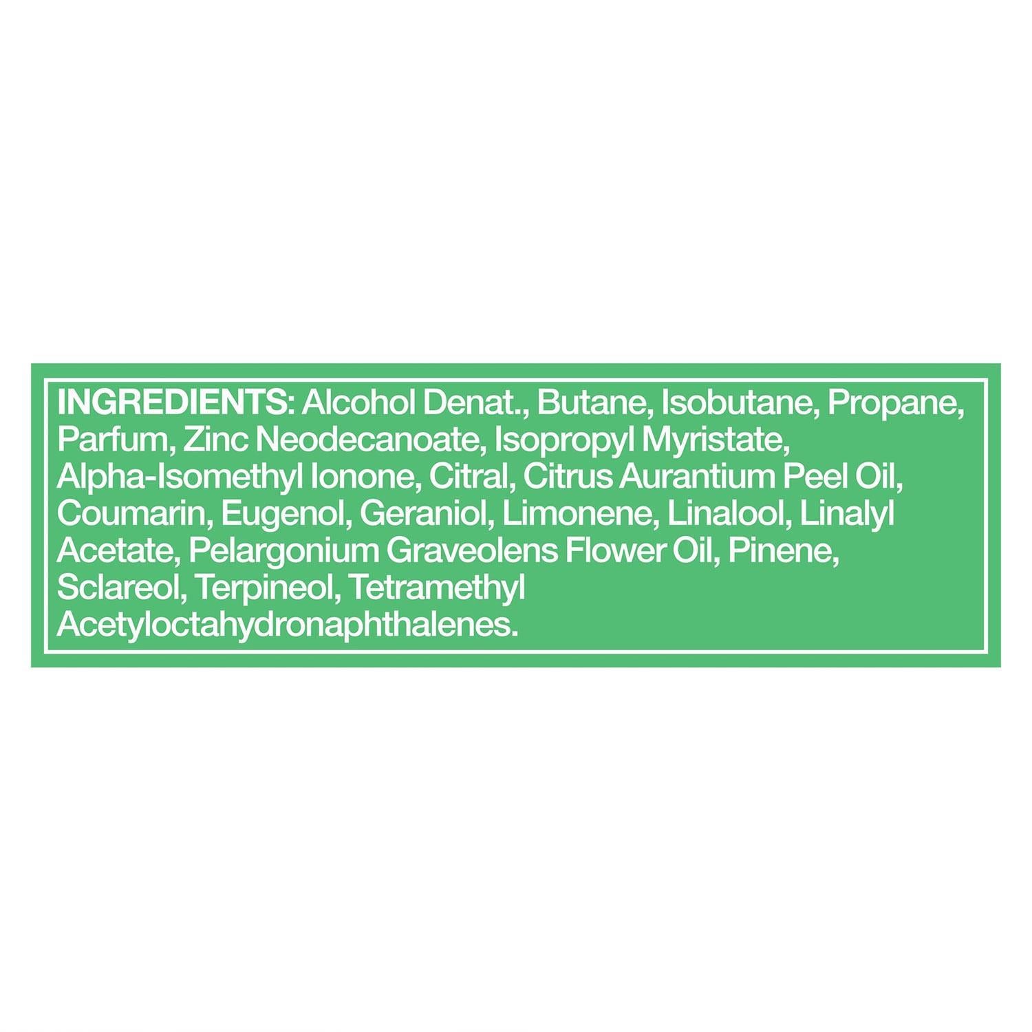 Body Spray Jungle Fresh 48h Protection High Definition Fragrance, 200ml | Set of 36