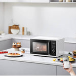 26l 4-in-1 Smart Combination Microwave Oven With App Control– Microwave, Grill, Air Fry & Convection Oven For Home Kitchen | White