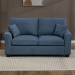 Lewiston Fabric Pull Out Sofabed | Light Blue