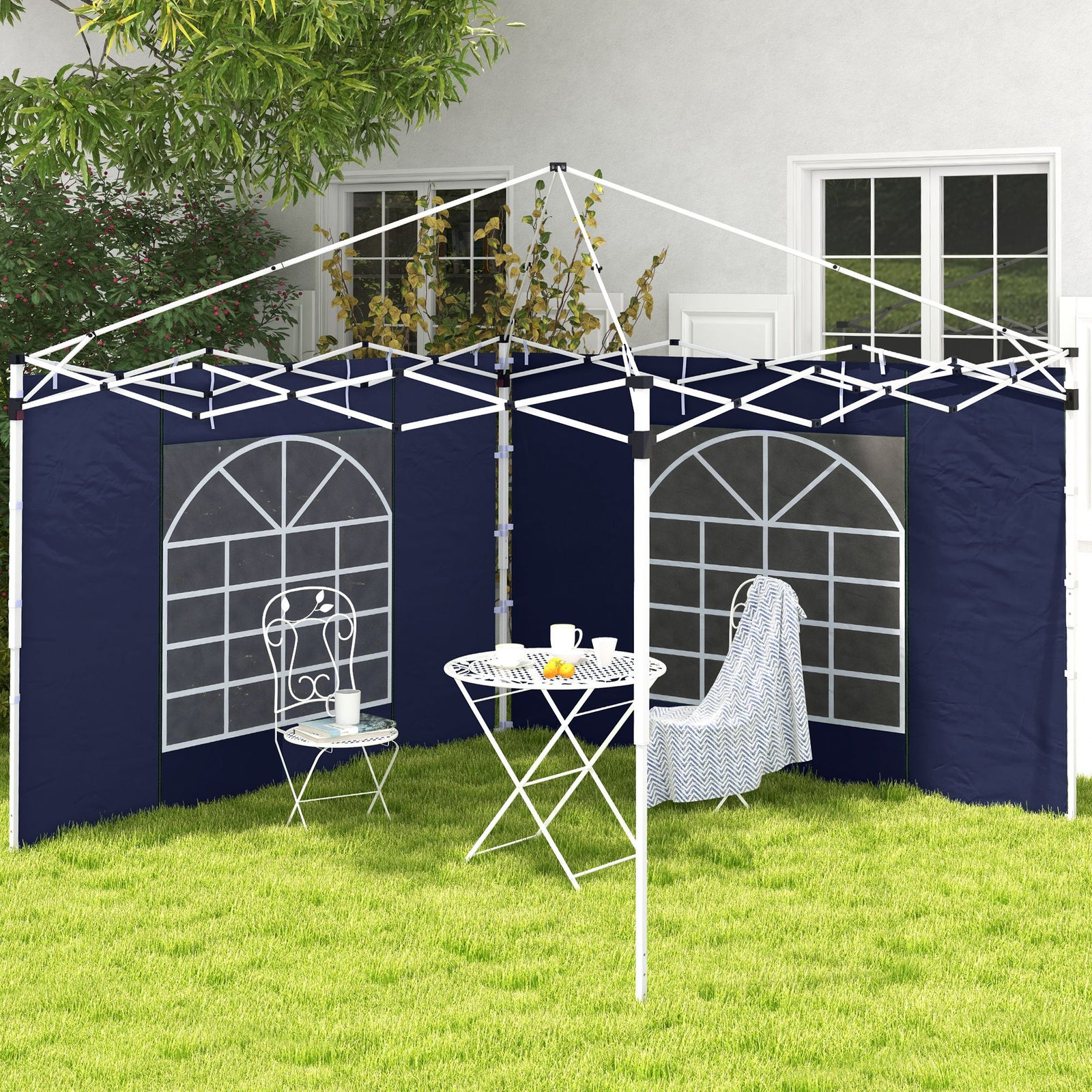 3x3(m) Or 3x6m Pop Up Gazebo Side Panels Replacement, 2 Pack