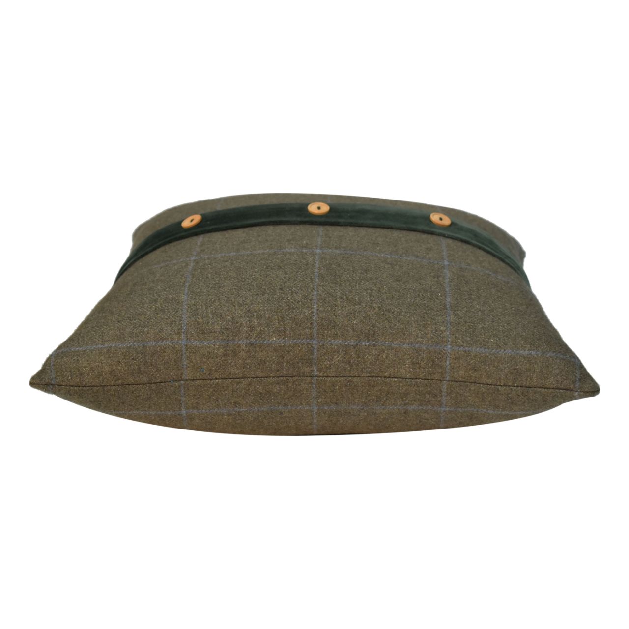 Artisan Furniture Quinn Cushion Set Of 2 – Green Olive Tartan & Green Velvet