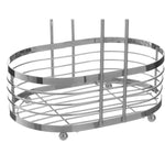 3 Tier Floor Standing Oval Chrome Bathroom Caddy