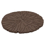 Rubber Garden Stepping Stones - Brown Log | Set of 1 | Brown