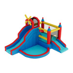 Breeins Large Inflatable Castle Bouncy House With Double Slides, Kids Bounce House Play Centre,heavy-duty Oxford Fabric, 480w Air Blower Included