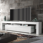 Nova Tv Unit 200cm With Led Lights | White