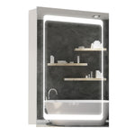 Led Lighted Bathroom Mirror Cabinet With Shelves