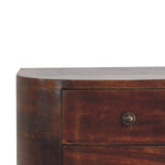 Solid Wood Lunar 2 Drawer Floating Bedside