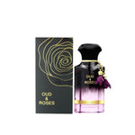 Ahmed_Al_Maghribi Oud & Roses Perfume - 60ml Long-lasting Arabian Fragrance