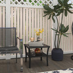 Black Pe Rattan Coffee Table