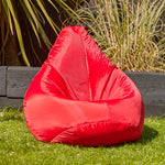 Kids High Back Bean Bag Chair | Red