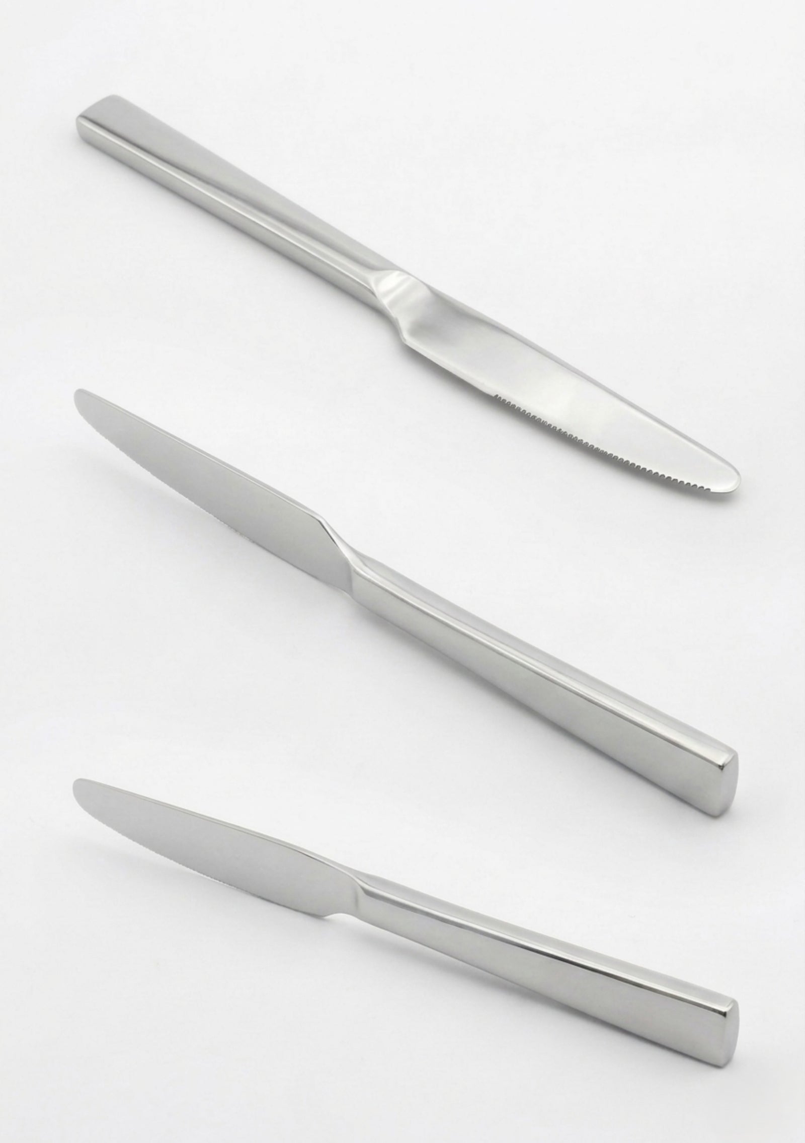 Cutlery Sets Stainless Steel 18/8 Dinner Knife 4pc Set Catering Flat