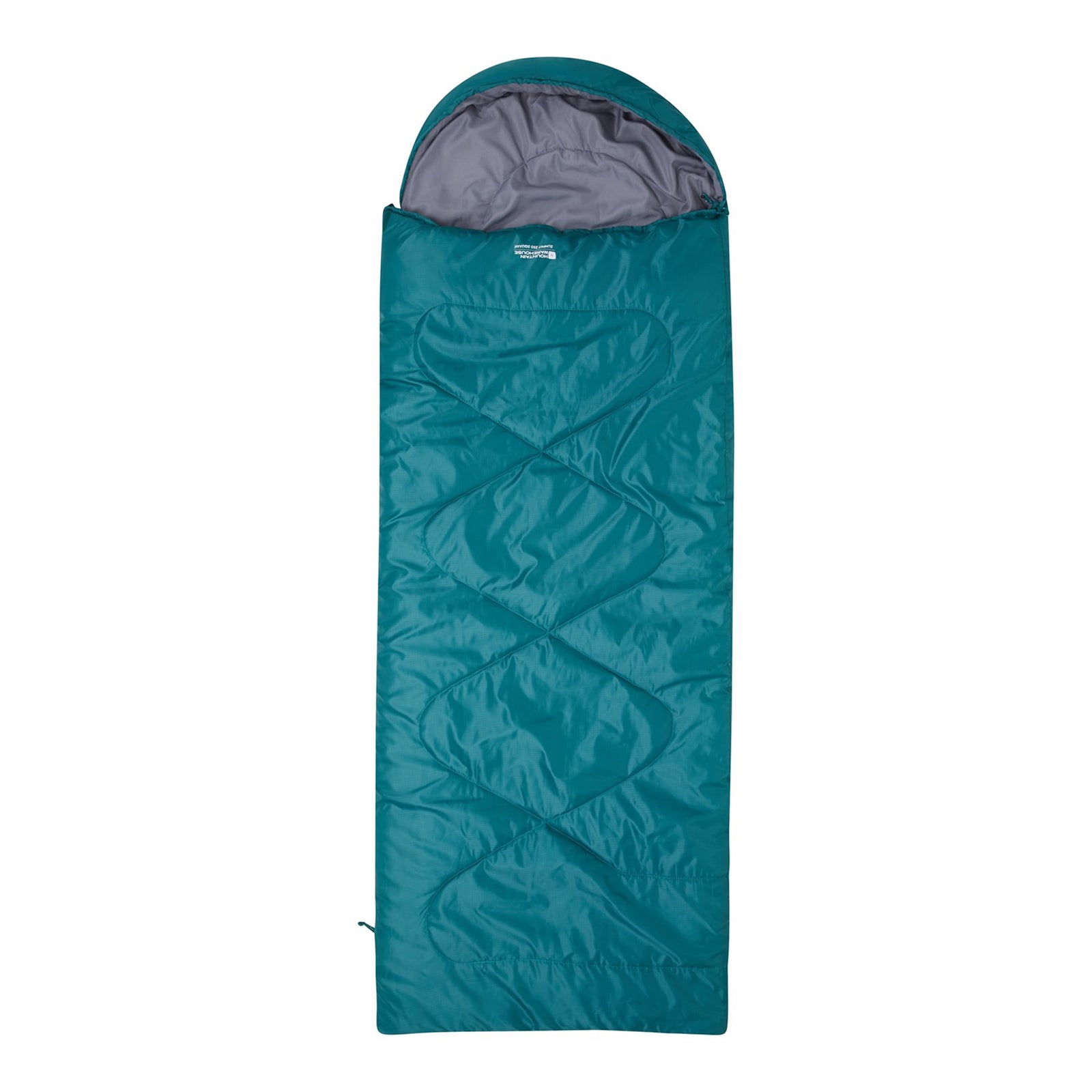 Unisex Adult Summit 250 Left Zip Square Winter Sleeping Bag | 200cm | Blue