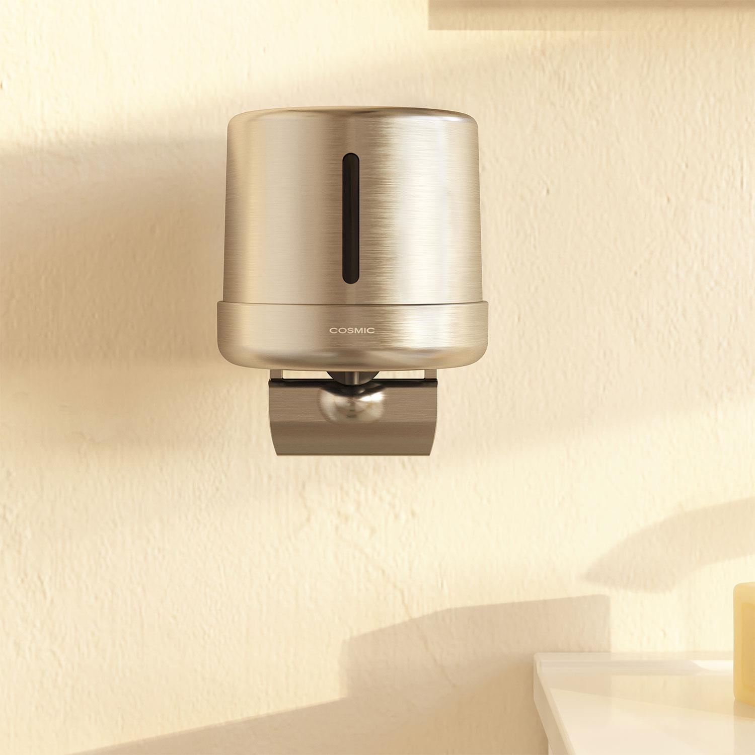 Soap Dispenser, Brushed Stainless Steel, Architect S+ Collection