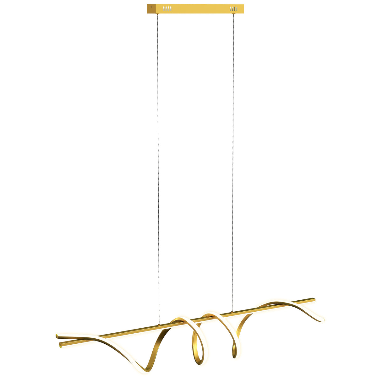 HOMCOM Pendant Light, Ceiling Light With 3 Colour Temperatures
