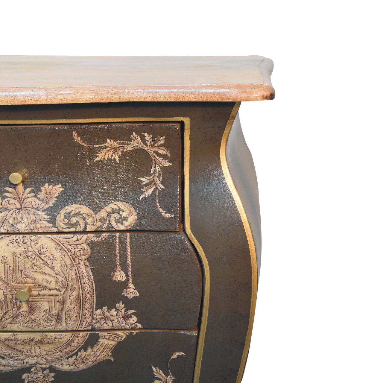 Solid Wood Coroner Bedside