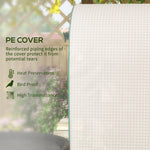 80 X 49 X 160cm Mini Greenhouse Portable Green House With Shelf | White
