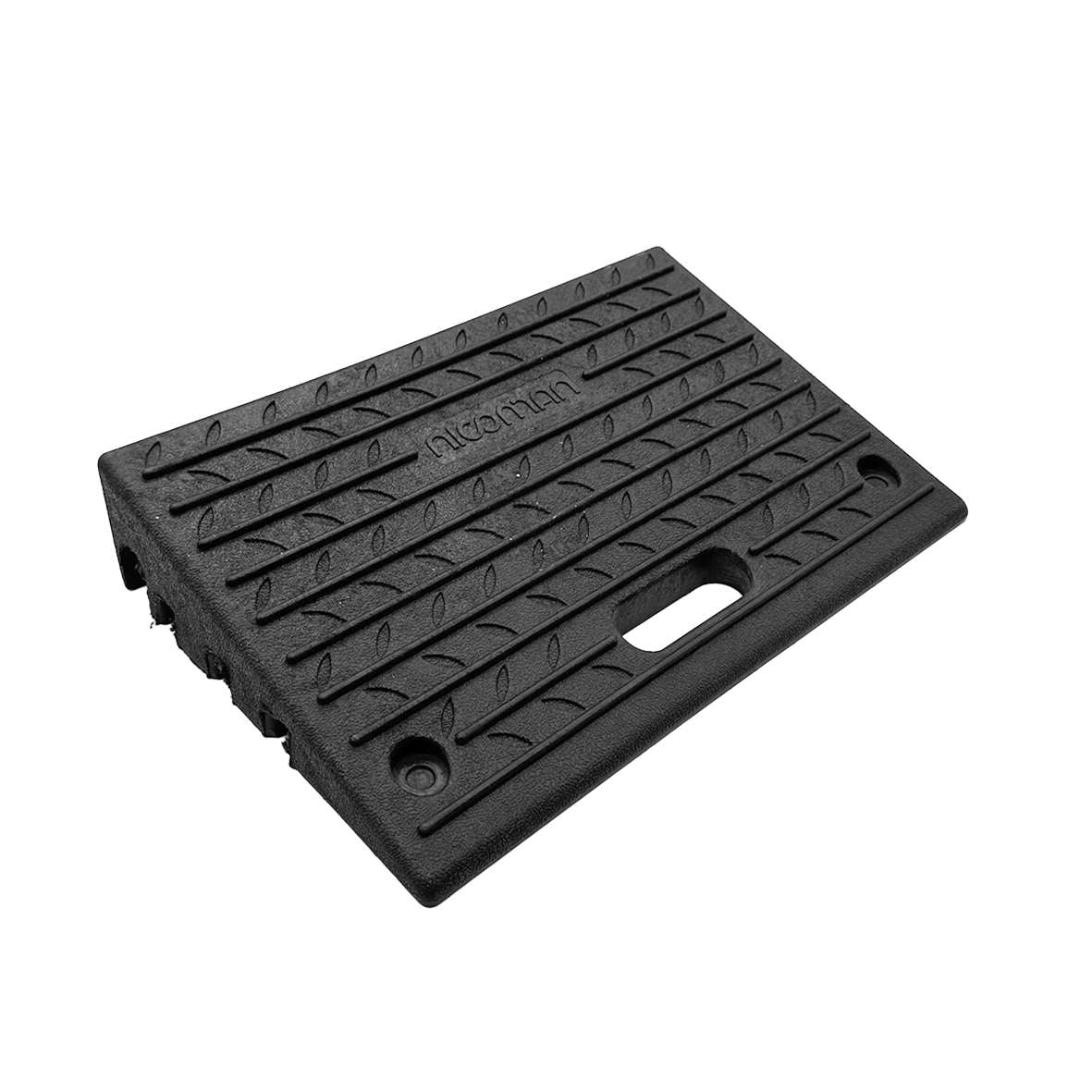 Rubber Kerb Ramp 1000kg Capacity For Cars, Motorbikes, Sheds, Driveways | Set of 2 | Black