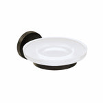 Soap Dish, Wall-mounted, Glass And Metal, Matt Black, Start Collection